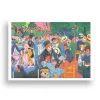 Affiche Bal du moulin de la Galette (Auguste Renoir) de María Jesús Contreras - Kiblind