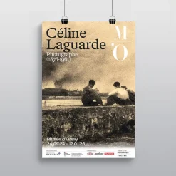 Affiche de l'exposition Céline Laguarde Photographe (1873-1961) - 40x60 cm