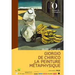 Affiche de l'exposition - Giorgio de Chirico, La peinture métaphysique