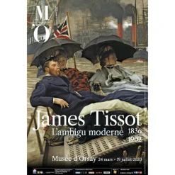 Affiche de l'exposition - James Tissot L'ambigu moderne - La Tamise Affiches Et Reproductions