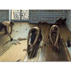 Affiche Gustave Caillebotte - Les raboteurs de parquet