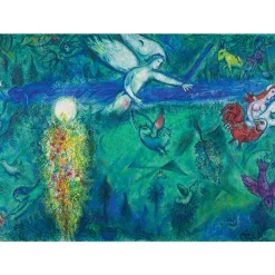 Affiche Marc Chagall - Adam et Eve chassés du paradis
