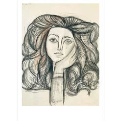 Hot Affiche Pablo Picasso - Portrait de Françoise Affiches Et Reproductions