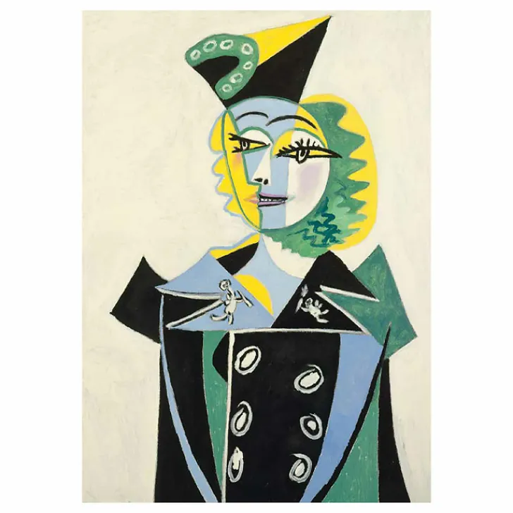 Clearance Affiche Pablo Picasso - Portrait de Nush Eluard - 50 x 70 cm Affiches Et Reproductions