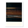 Affiche Pierre Soulages - Brou de noix sur papier, 2003 - 50x70 cm