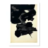New Affiche Pierre Soulages - Encre sur papier marouflé sur toile, 1963 - 50x70 cm Affiches Et Reproductions