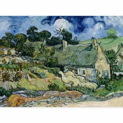 Sale Affiche Vincent Van Gogh - Chaumes de Cordeville à Auvers-sur-Oise, 1890 - 50x70cm Affiches Et Reproductions