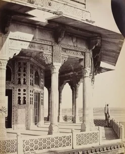 Agra. Le fort rouge. La Musamman Burj, 1863-1870 (panneaux aluminium)
