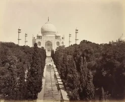 New Agra. Le Taj Mahal, 1863-1870 (affiches d'art) Affiches D'Art|Toiles Sans Cadre