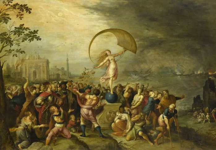 Allégorie de la Fortune (panneaux aluminium)