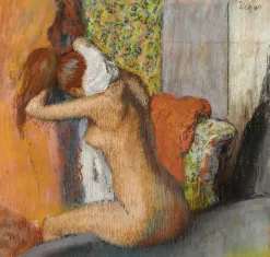 Online Après le bain, femme nue s’essuyant la nuque (détail) (toiles sans cadre) Toiles Sans Cadre|Toiles Sur Châssis