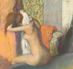 New Après le bain, femme s'essuyant la nuque (toiles encadrées) Toiles Encadrées|Affiches D'Art