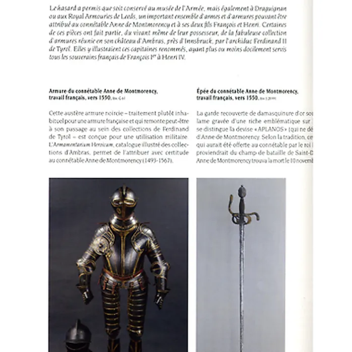 Armes et armures de saint Louis à Louis XIII - Trésors du département ancien - Musée de l'Armée