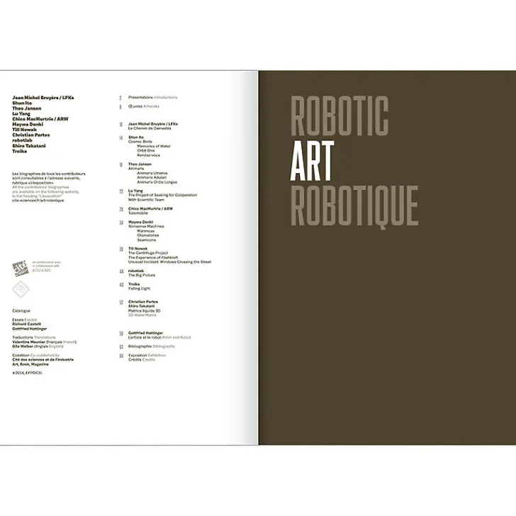 Art robotique - Catalogue d'exposition Catalogues D'Exposition