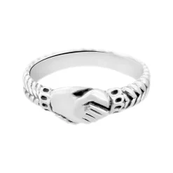 Bague de promesse en argent