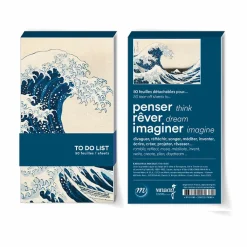 Sale Bloc liste Katsushika Hokusai - Sous la grande vague Cahiers Et Carnets