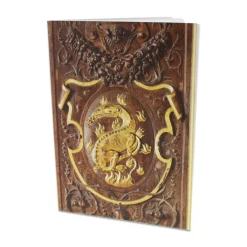 Outlet Bloc-notes Château de Fontainebleau - Panneau de lambris au motif de la Salamandre - A5 Cahiers Et Carnets