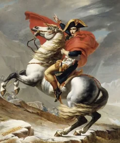 Bonaparte, Premier consul, franchissant le Grand Saint-Bernard, 20 mai 1800 (panneaux aluminium)