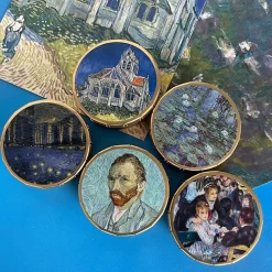 Boîte de bonbons saveur menthe Claude Monet - Nymphéas bleus