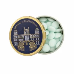 Boîte de bonbons saveur menthe - Façade du Château de Fontainebleau