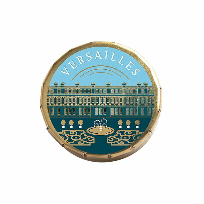 Boîte de bonbons saveur menthe - Façade Versailles Bleue