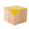 Boîte de rangement en coupe Jaune