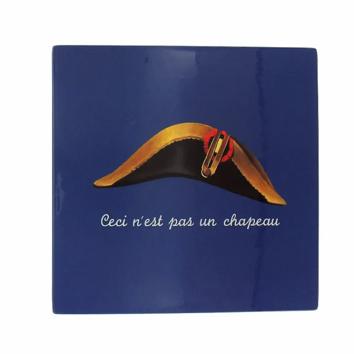 Hot Boîte en bois laqué bleu - Ceci n'est pas un chapeau Art De La Maison