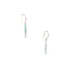Clearance Boucles d'oreille pendantes Antiques avec pierres azur Boucles D'Oreilles