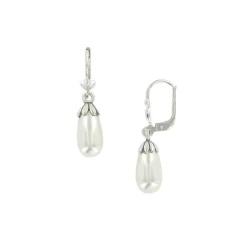 Boucles d'oreilles Art nouveau Perles