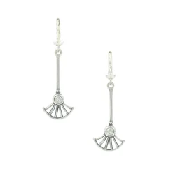 Boucles d'oreilles Art nouveau Éventail Boucles D'Oreilles