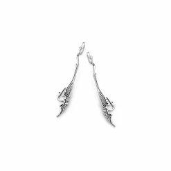 Boucles d'oreilles Art nouveau Cigogne Boucles D'Oreilles