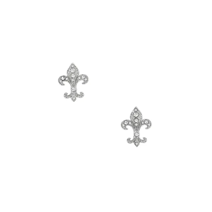 Boucles d'oreilles Clips Fleur de Lys