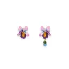 Online Boucles d'oreilles dormeuses Violette - Les Néréides Boucles D'Oreilles
