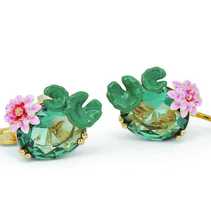 Best Boucles d'oreilles dormeuses Nymphéas - Les Néréides X musée d'Orsay Boucles D'Oreilles