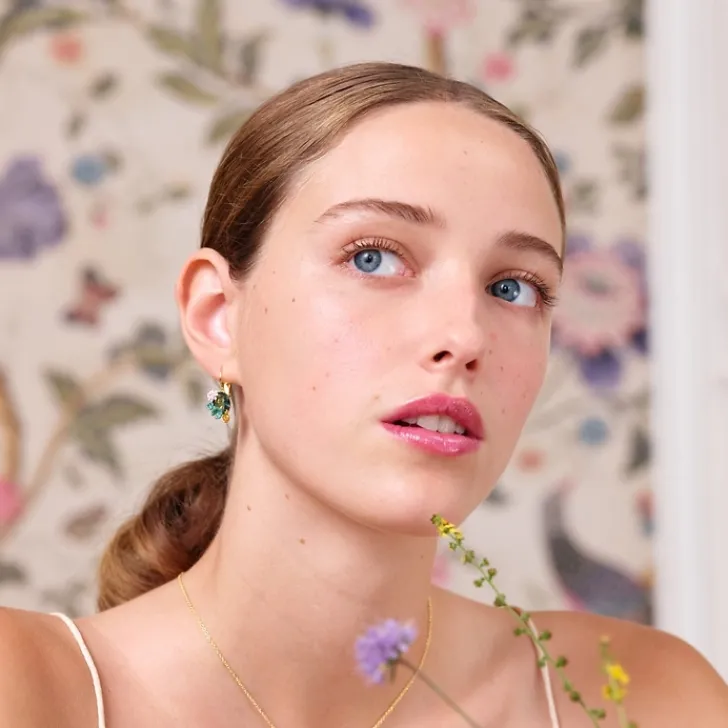Best Boucles d'oreilles dormeuses Nymphéas - Les Néréides X musée d'Orsay Boucles D'Oreilles