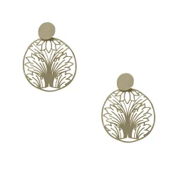 Boucles d'oreilles Feuilles d'acanthe