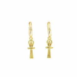 Boucles d'oreilles Égypte - Croix de vie