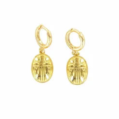 Boucles d'oreilles Égypte - Scarabée