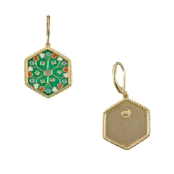 Boucles d'oreilles Émail de Plique