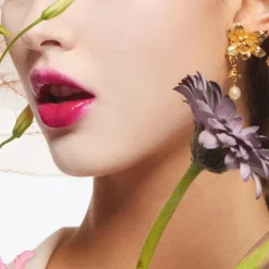 Best Boucles d'oreilles à tiges fleur de lys - Les Néréides Boucles D'Oreilles