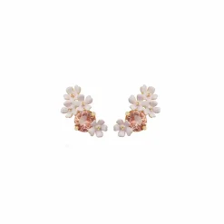 Best Boucles d'oreilles tiges Fleurs roses Berthe Morisot - Les Néréides X musée d'Orsay Boucles D'Oreilles
