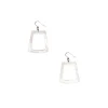 Clearance Boucles d'oreilles Trapèze en nacre blanche - L'Indochineur Boucles D'Oreilles
