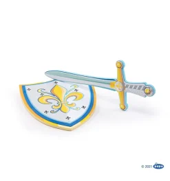 Bouclier fleur de lys en mousse - Papo