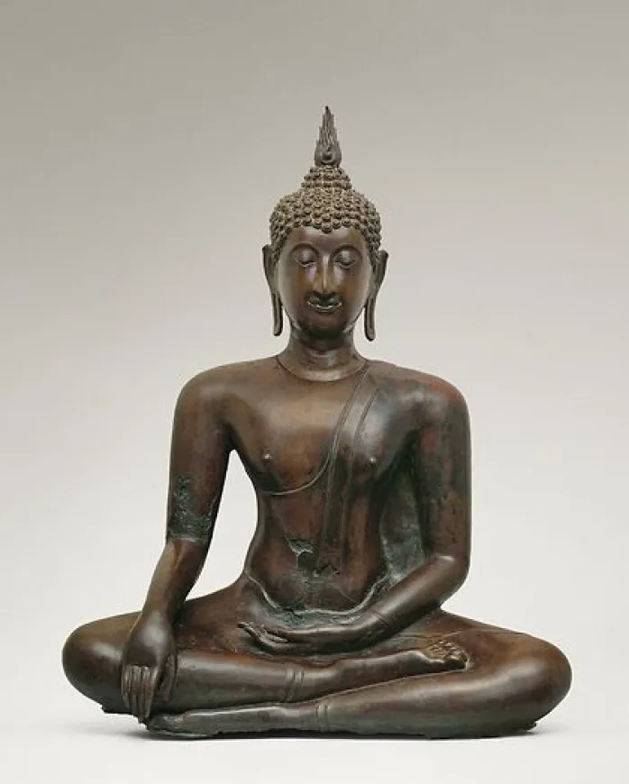 Bouddha Maravijaya (panneaux aluminium)