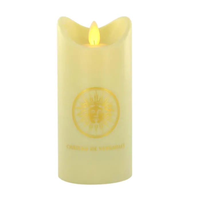 Bougie à flamme oscillante "Roi soleil"