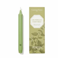 6 Bougies parfumées Menthe verte - Carrière Frères