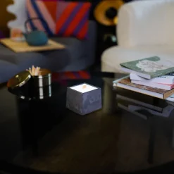 Bougie Trapèze - Béton anthracite 150g