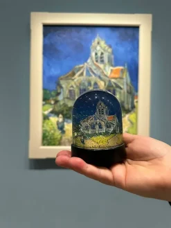 Hot Boule à neige Vincent van Gogh - L'Église d'Auvers-sur-Oise Art De La Maison