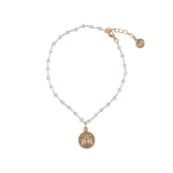 Bracelet Abeille - Bleu dragée
