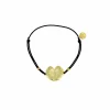 Online Bracelet cordon avec Nymphéa doré - Les Cleias Bracelets